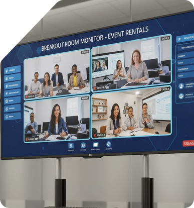 Corporate Breakout Room AV Rentals